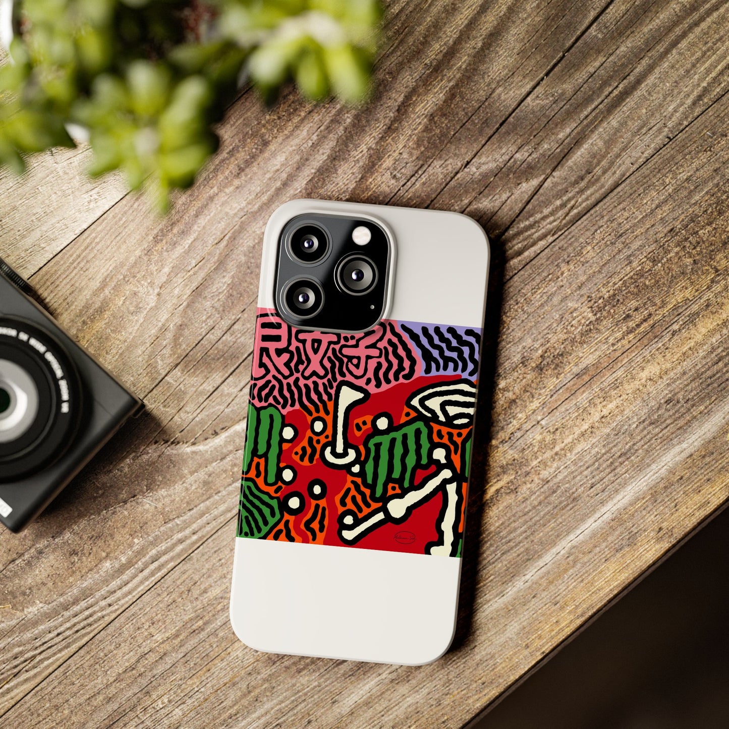 Hitting holes in one throughout life Slim Phone Case