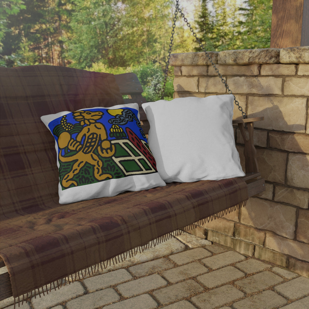 Ready for making big serves in life — Outdoor Pillow