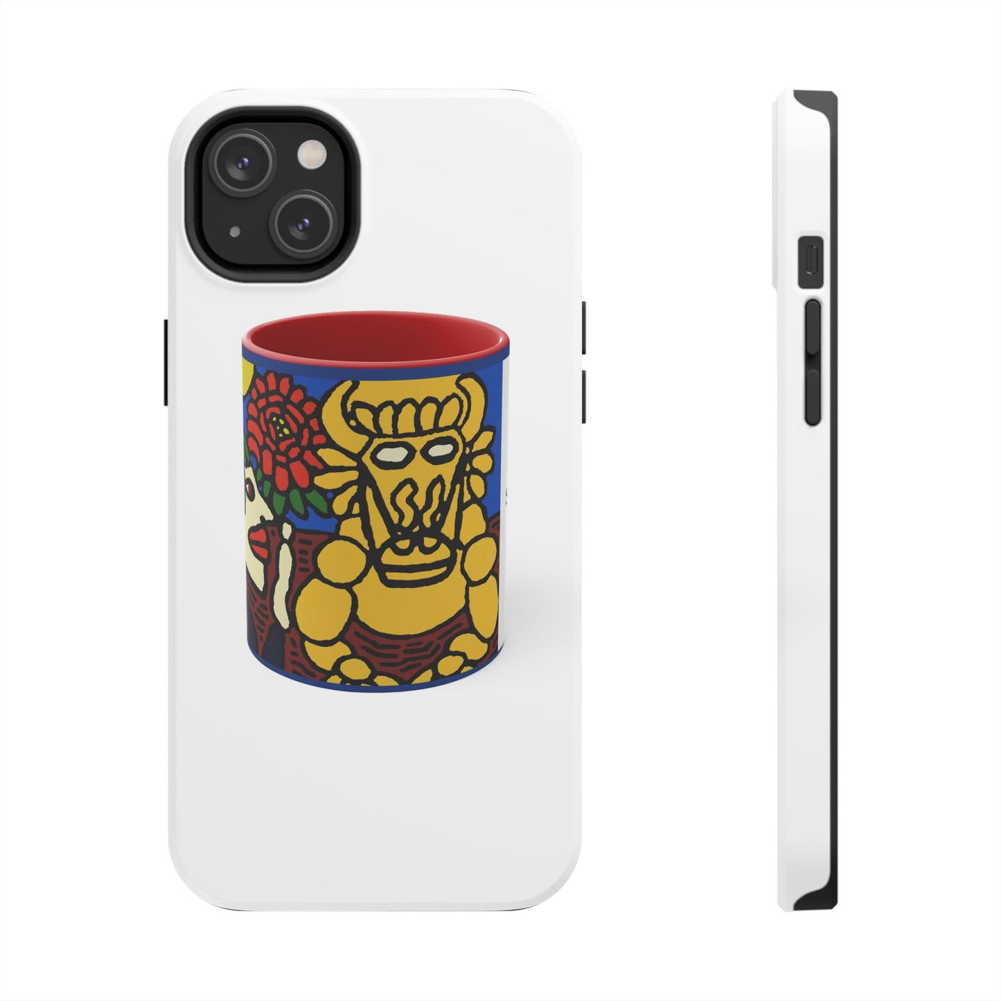 The warrior hailing the mighty golden dragon Tough Phone Case