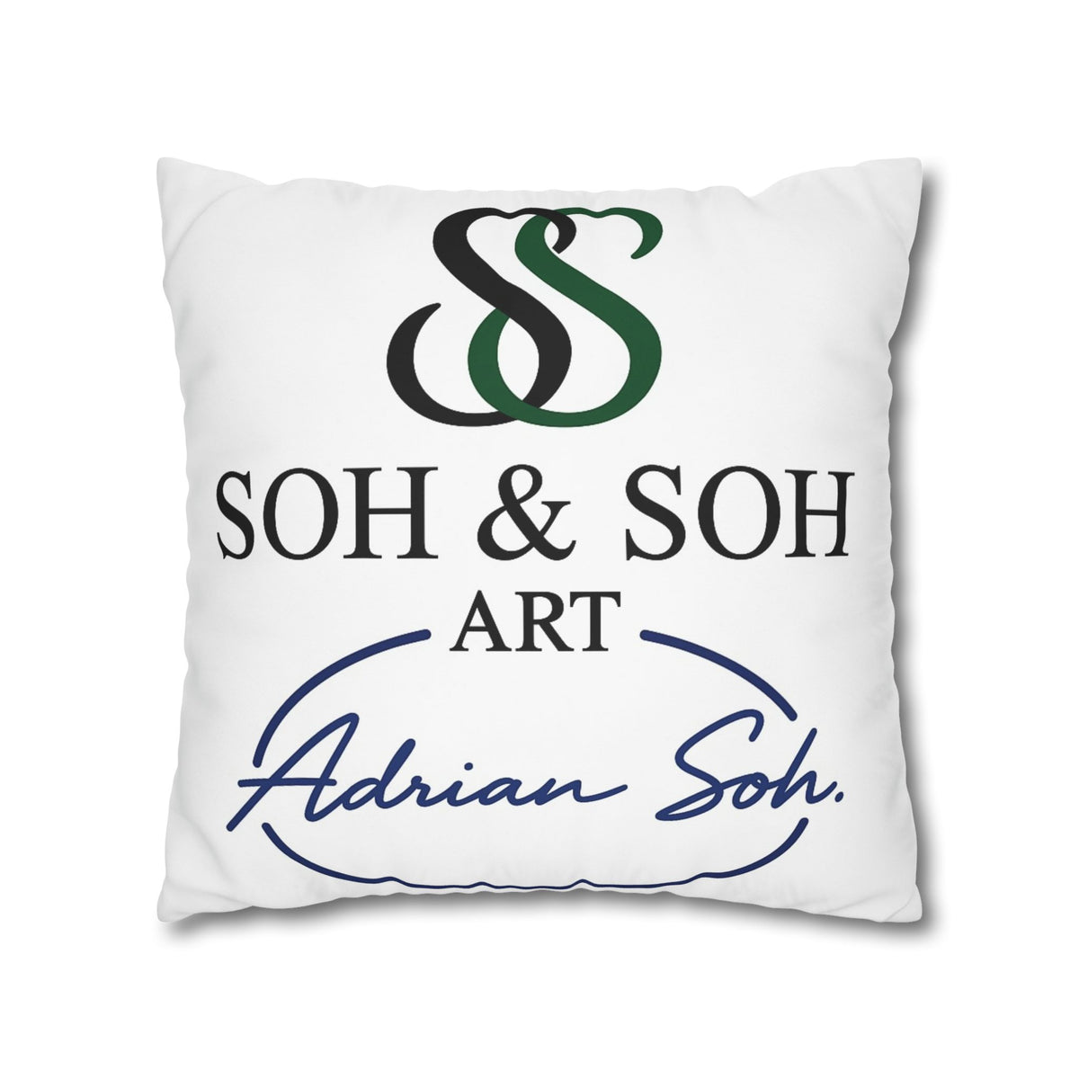 Colorful Folk Art Fox Throw Pillowcase — Square Poly Canvas Decorative Pillow Cover - Breaking through the surface of a lotus pond.