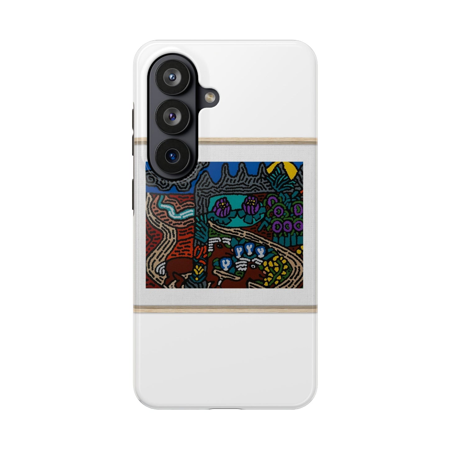 Road to a Sanctuary and Oasis Tough Phone Case