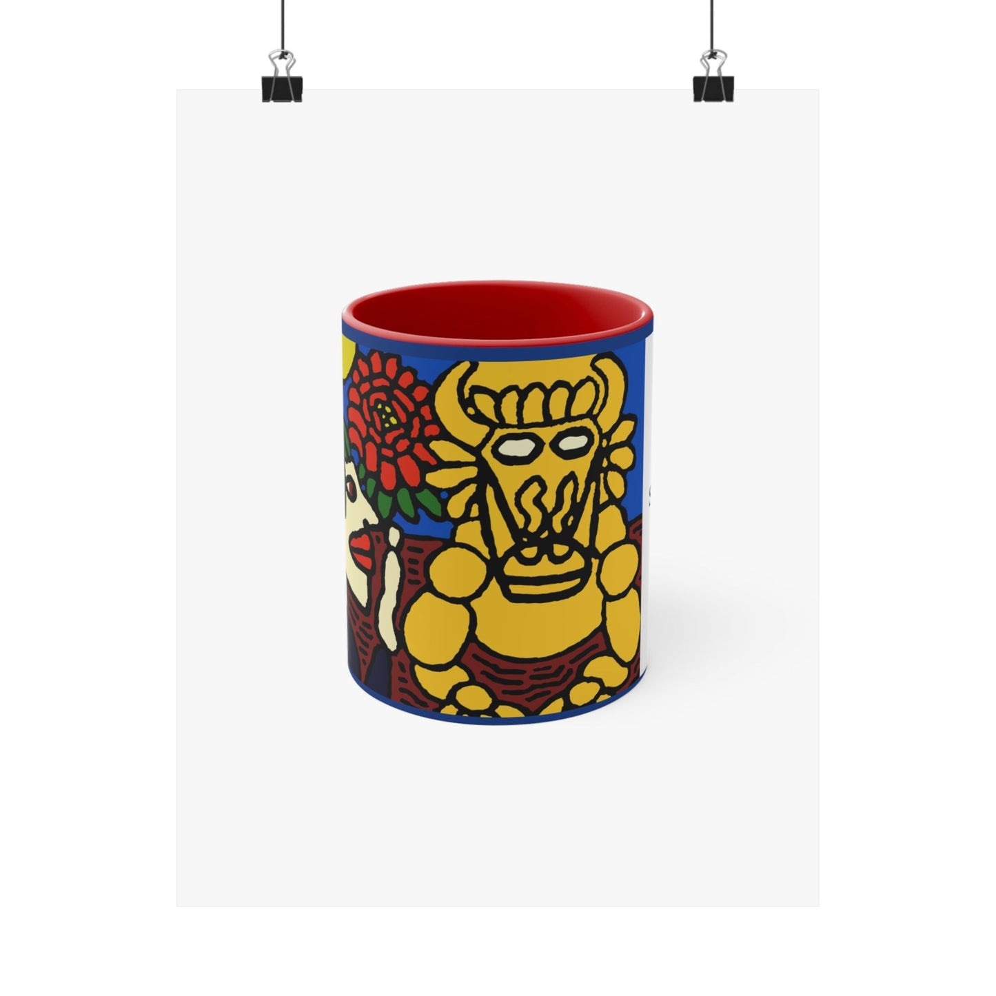 The warrior hailing the mighty golden dragon Matte Poster Vertical (Small)
