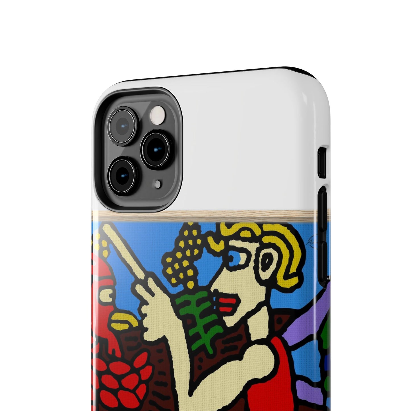 The hen gaining a blessing from a fairy Tough Phone Case