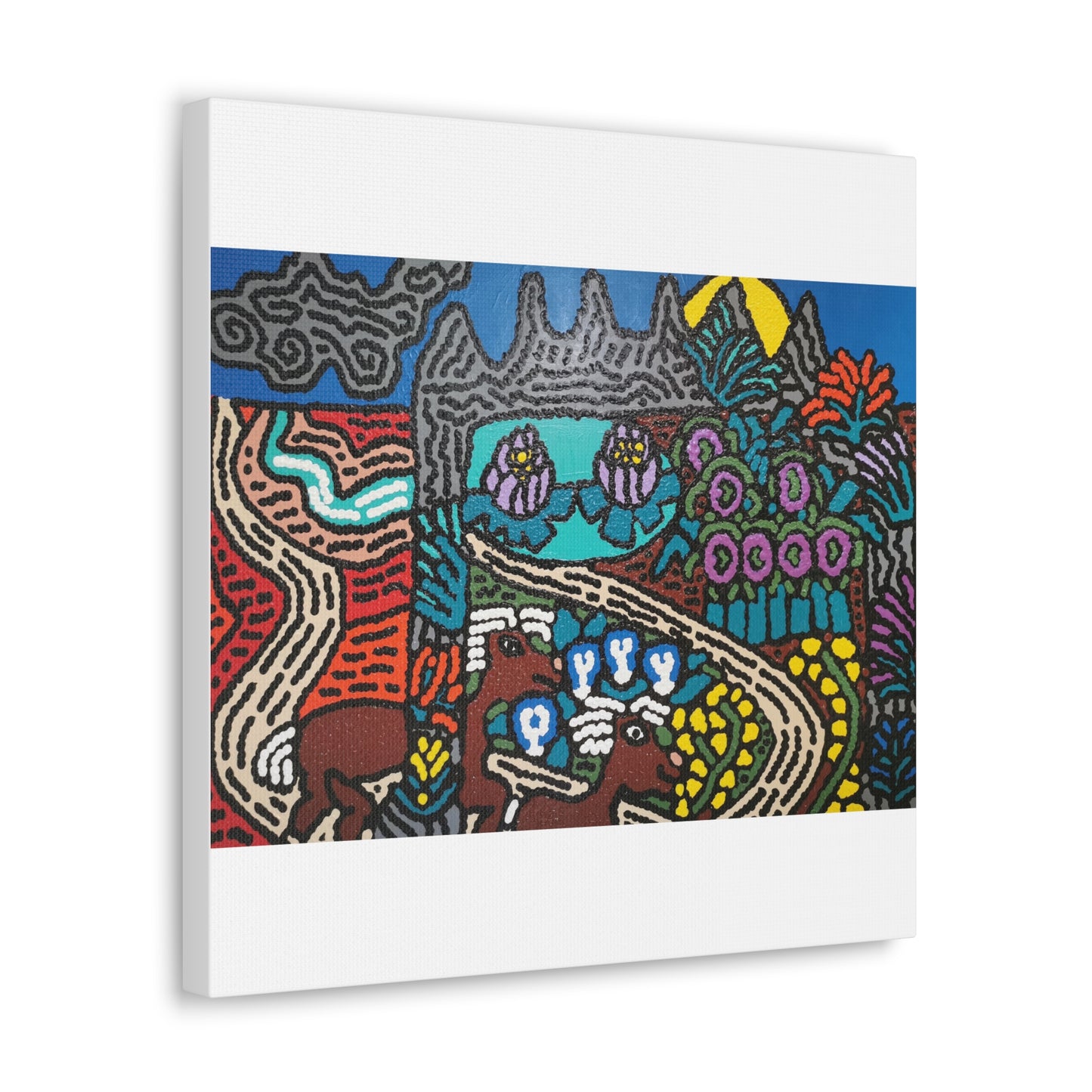 Going to the valley of hope and prosperity Canvas (Small)