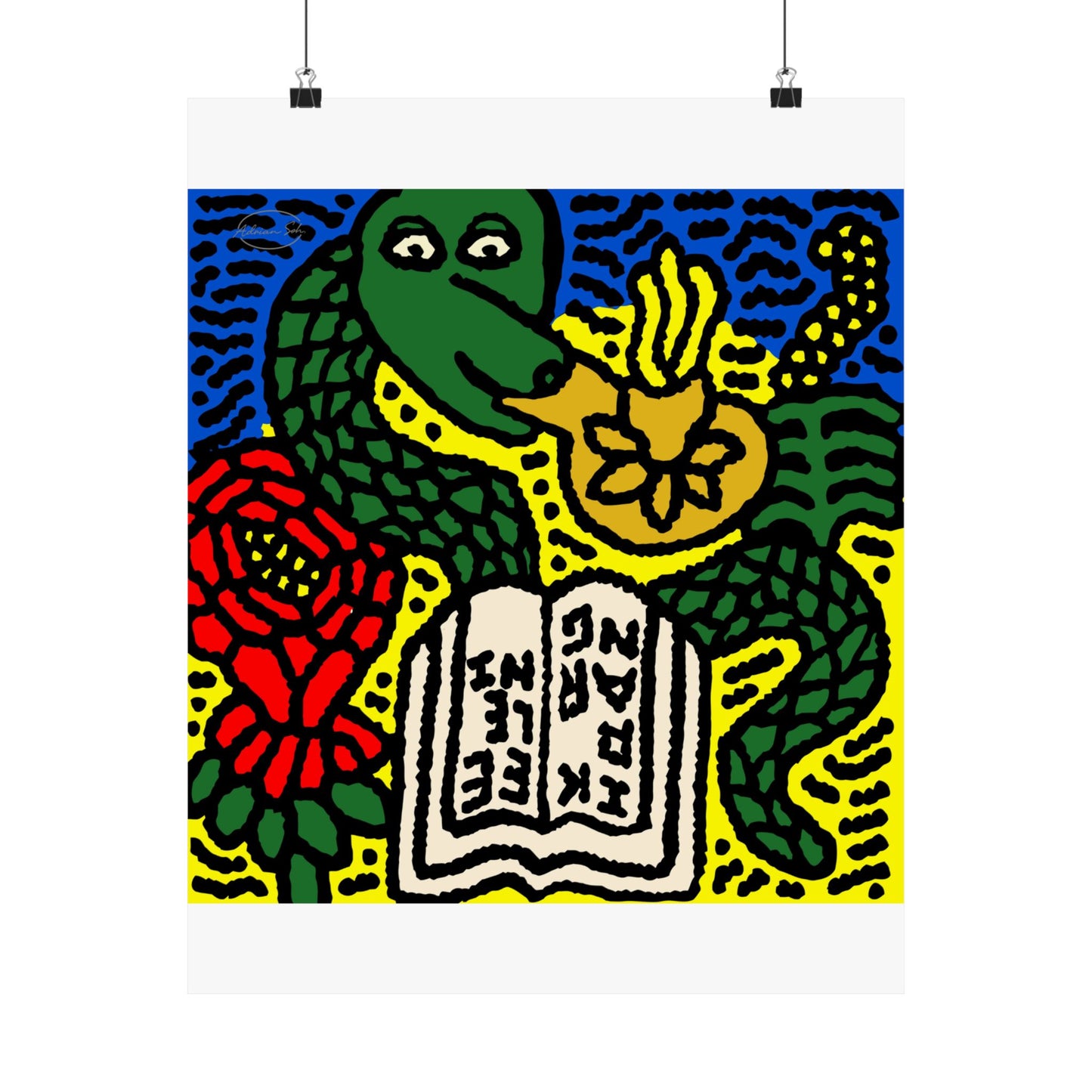 Shining a light on knowledge Matte Poster Vertical (Small)