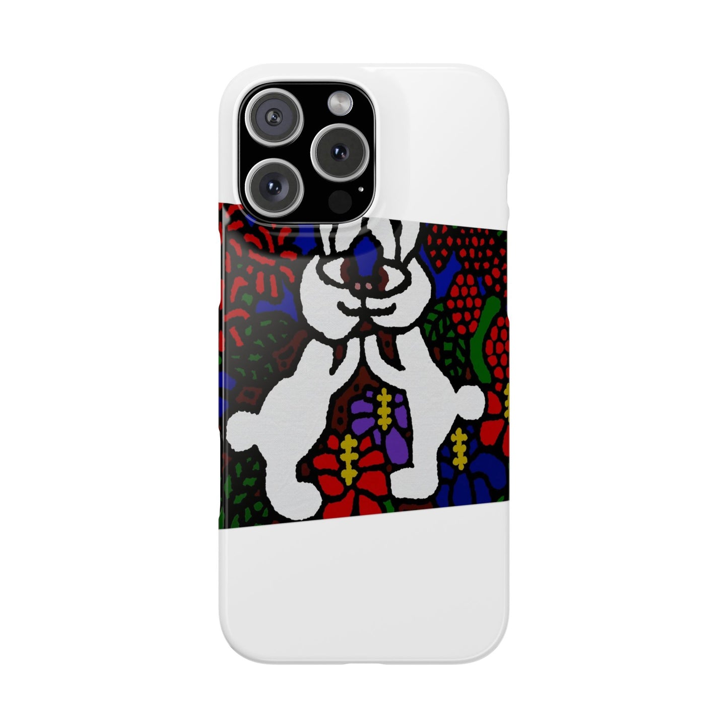Bunnies in love Slim Phone Case