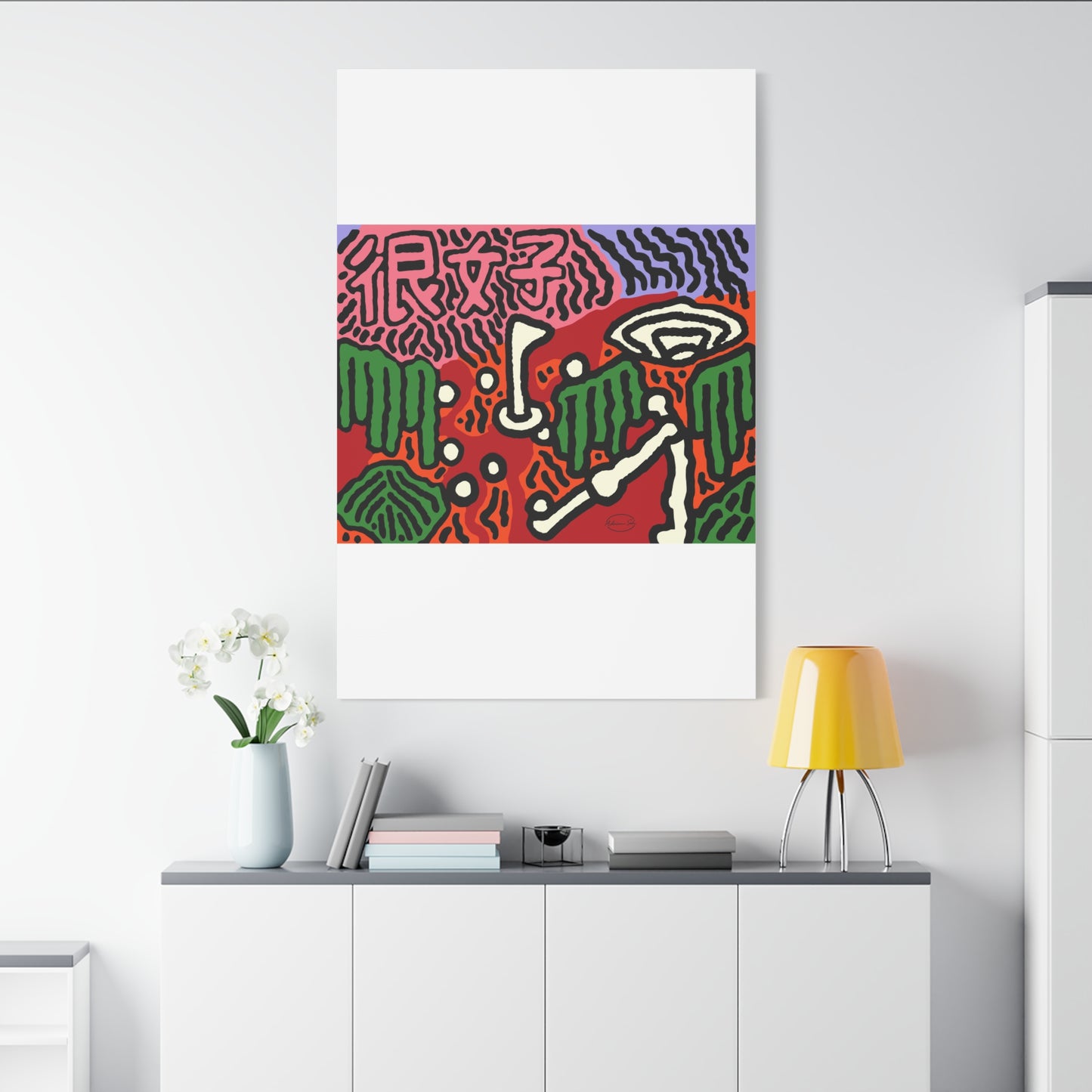 Hitting holes in one throughout life Canvas (Small)