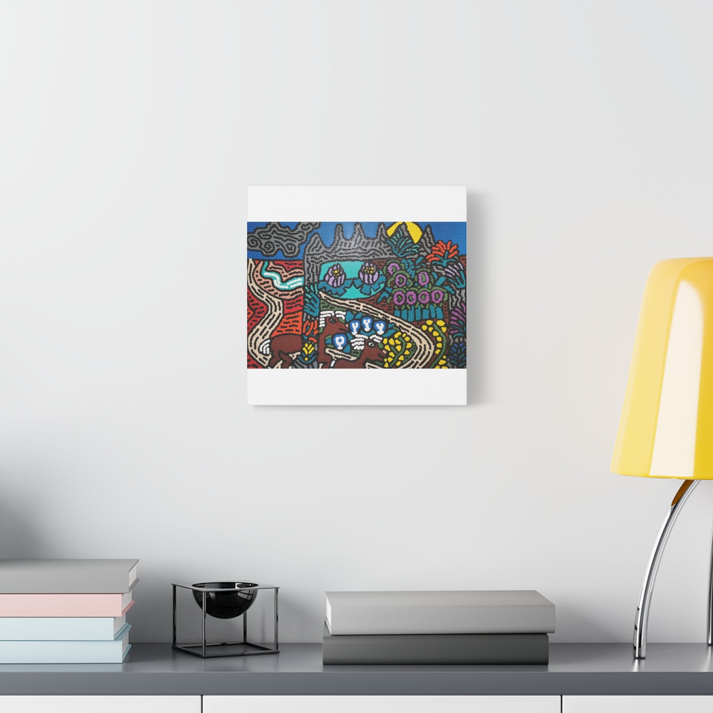 Going to the valley of hope and prosperity Canvas (Small)