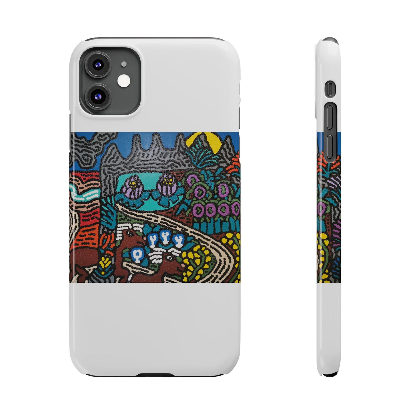 Going to the valley of hope and prosperity Slim Phone Case