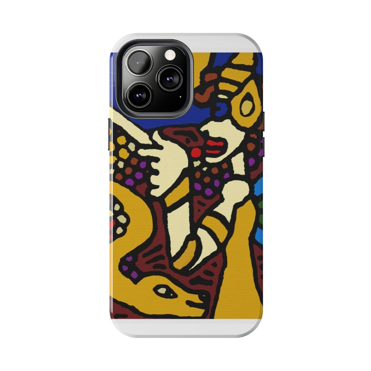 The golden snake being blessed by the fairy Tough Phone Case