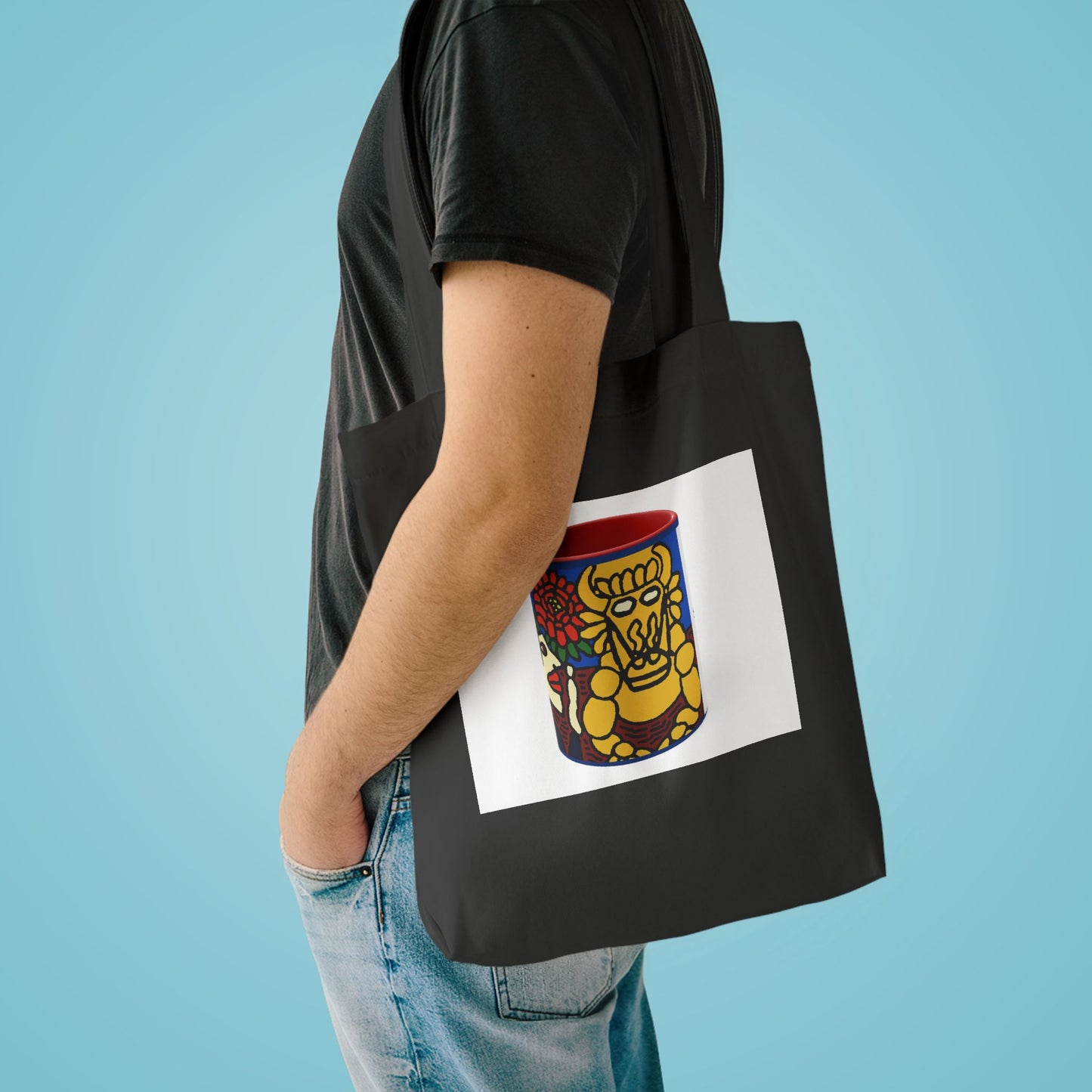 The warrior hailing the mighty golden dragon Classic Tote Bag