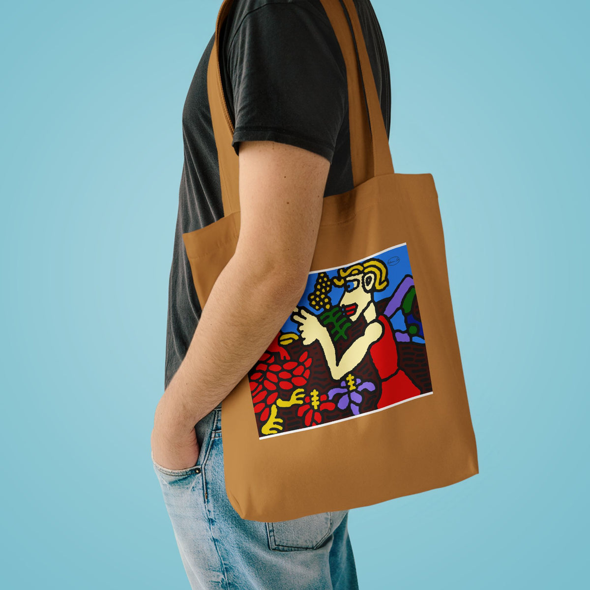 The hen gaining a blessing from a fairy Classic Tote Bag
