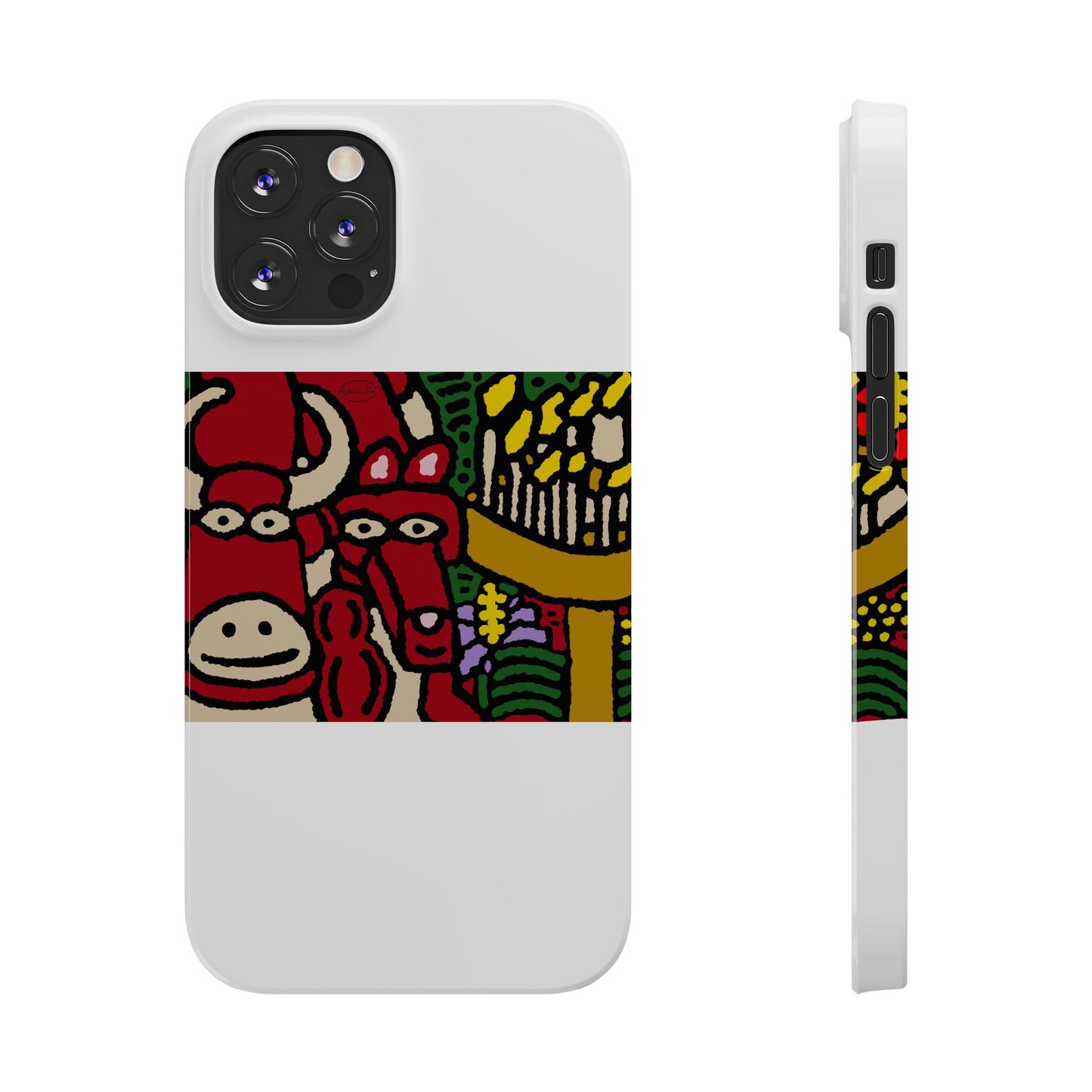 Going blessed by light together Slim Phone Case