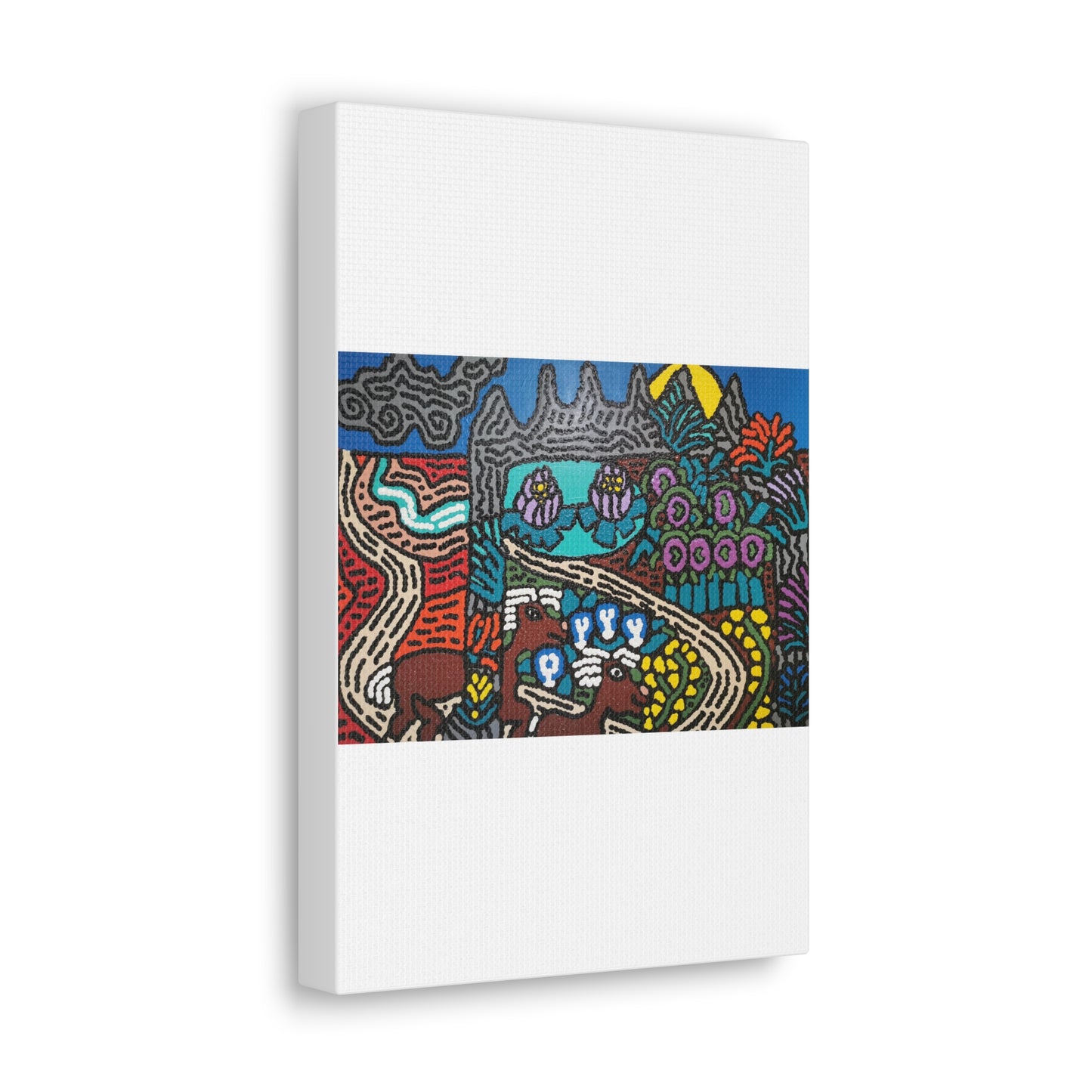 Going to the valley of hope and prosperity Canvas (Small)