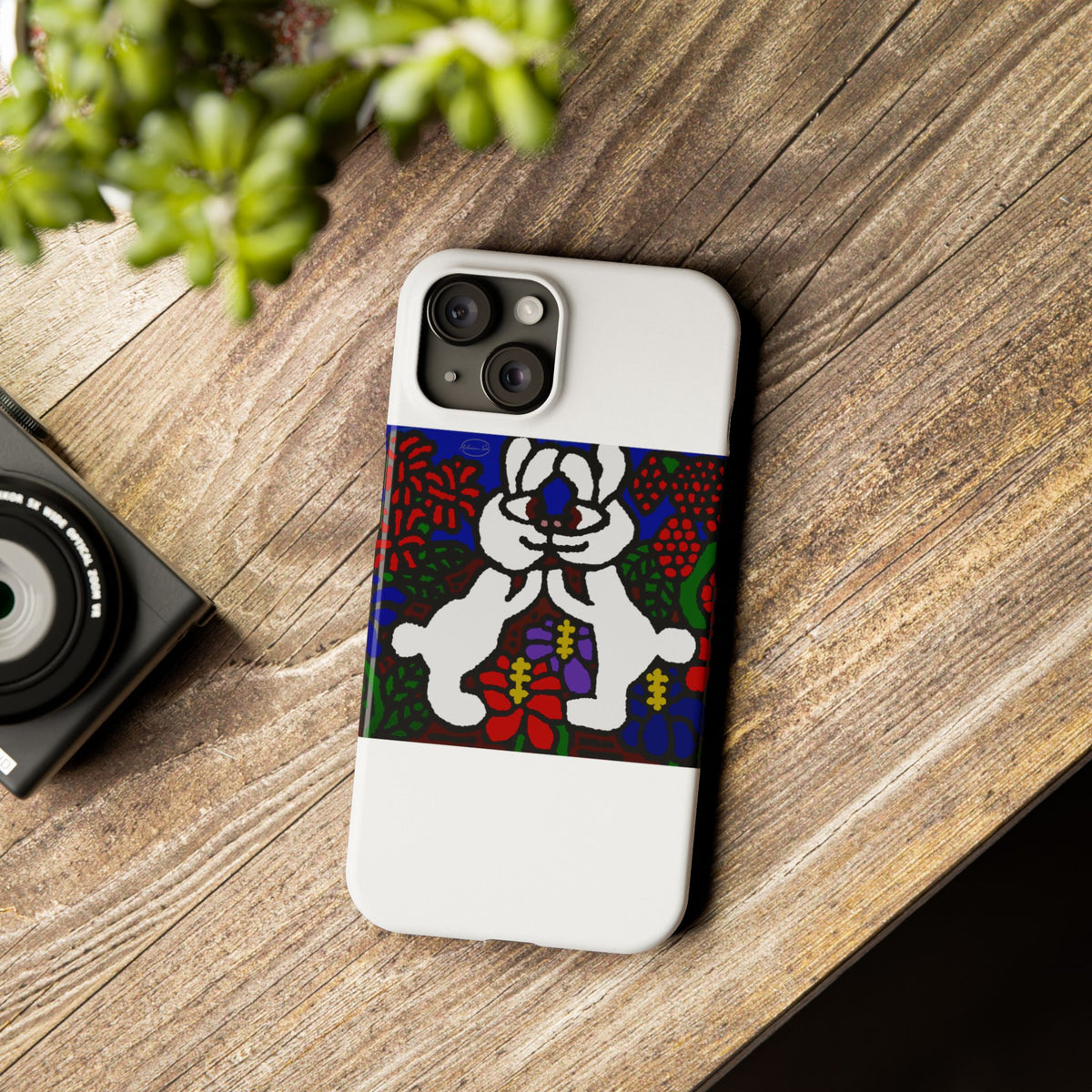 Bunnies in love Slim Phone Case