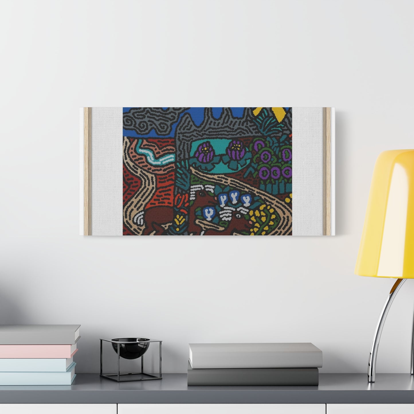 Road to a Sanctuary and Oasis Canvas (Large)