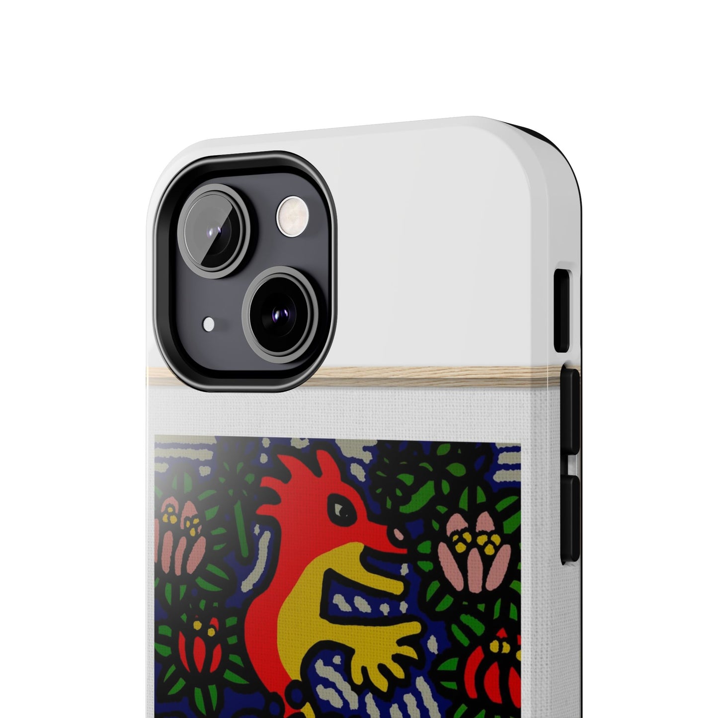 Breaking through the surface of a lotus pond Tough Phone Case