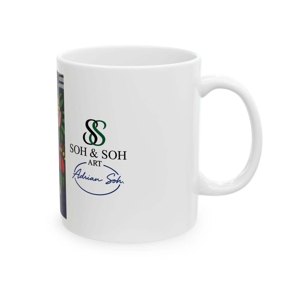 Breaking Through The Surface of A Lotus Pond - Ceramic Mug 11oz