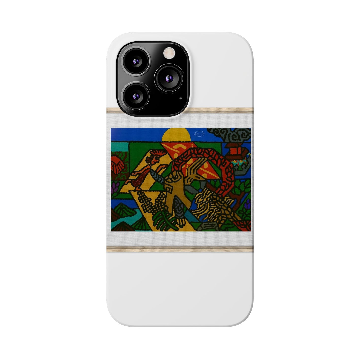 Drawing your own destiny Slim Phone Case