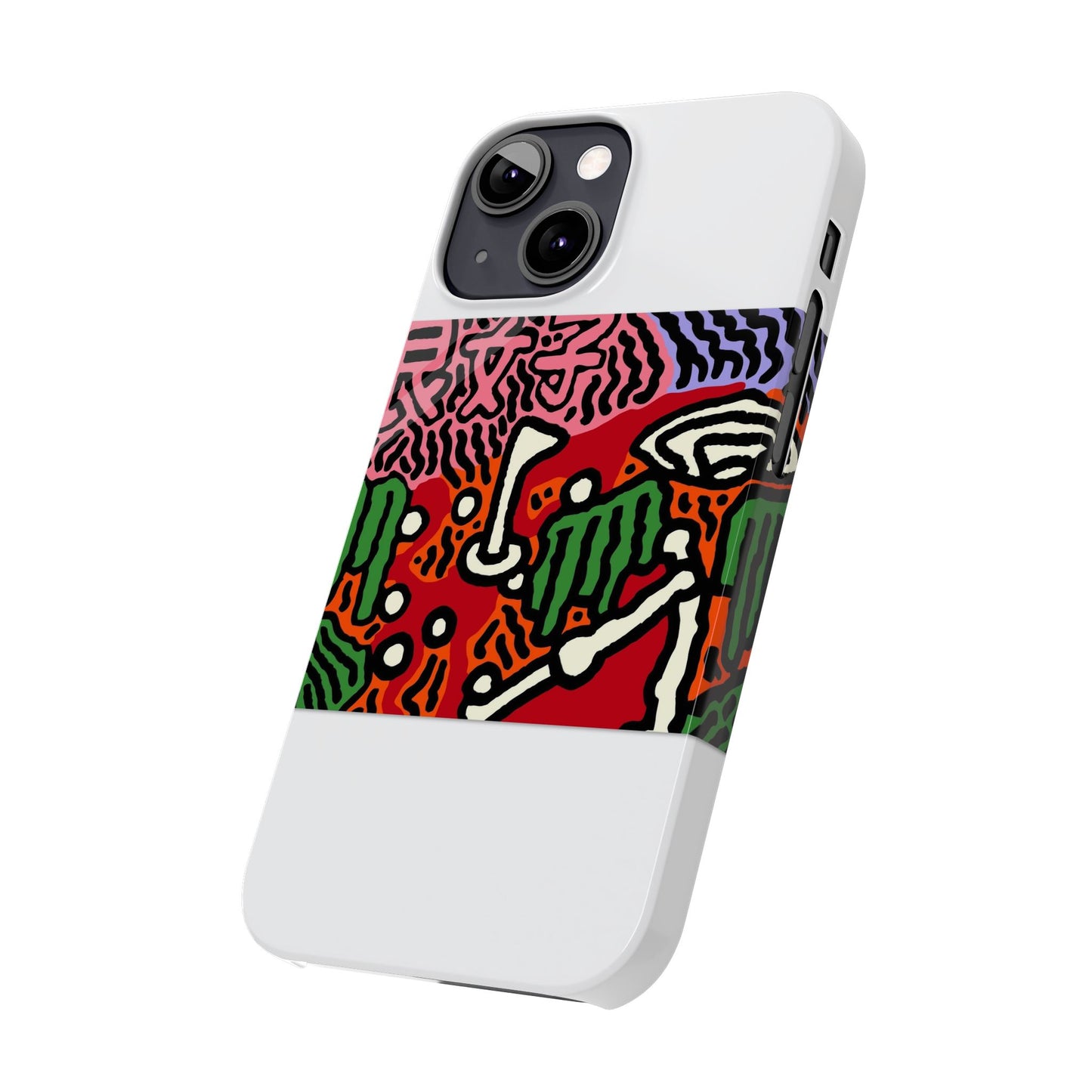Scoring goals throughout life Slim Phone Case
