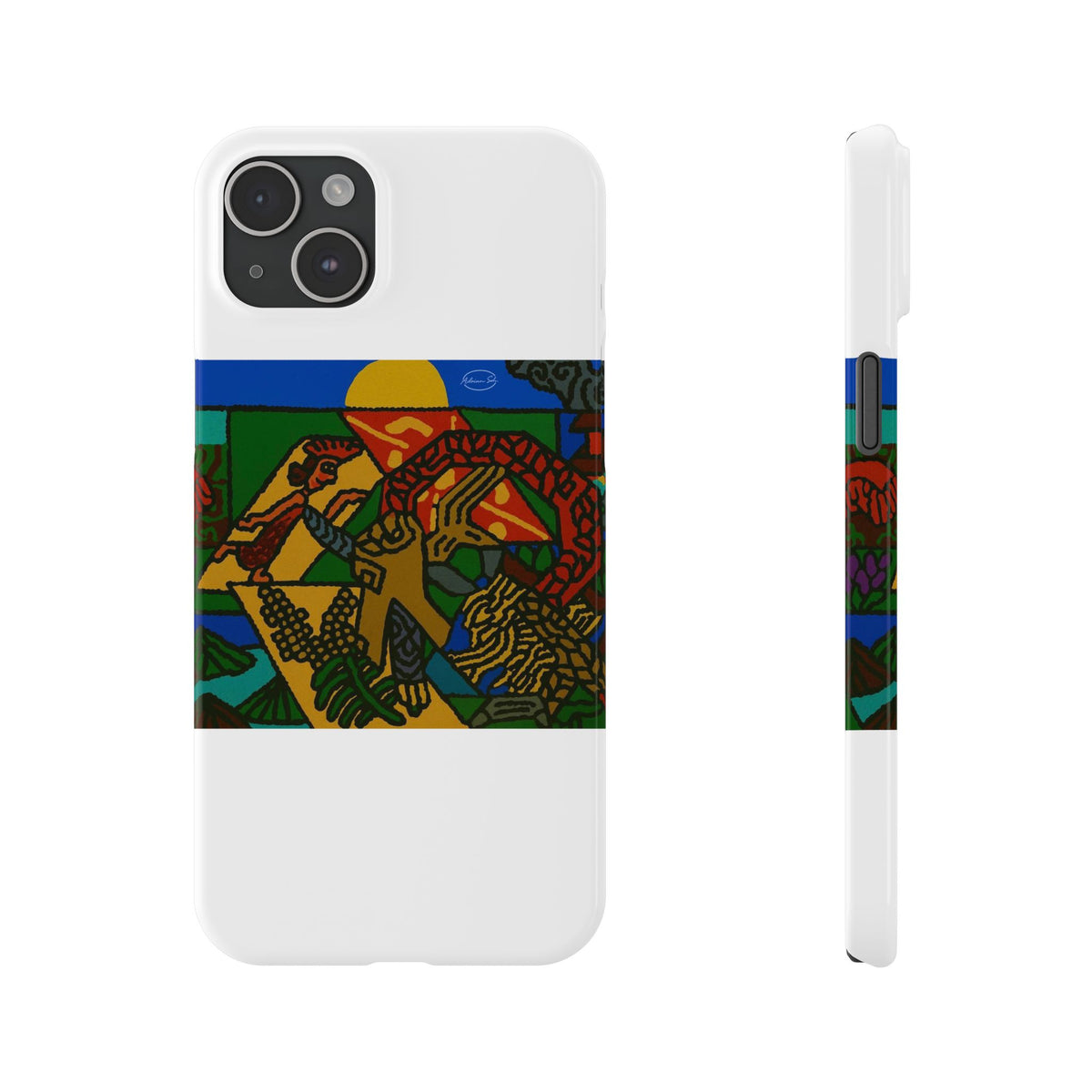 Drawing your own destiny Slim Phone Case