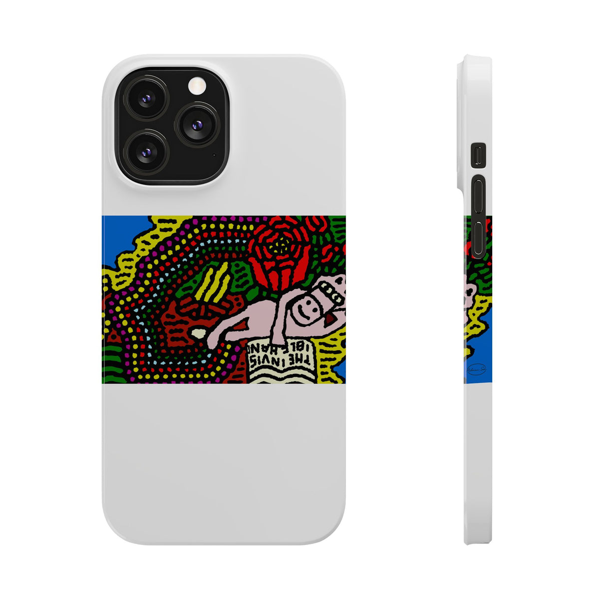 Enjoying our companionship Slim Phone Case