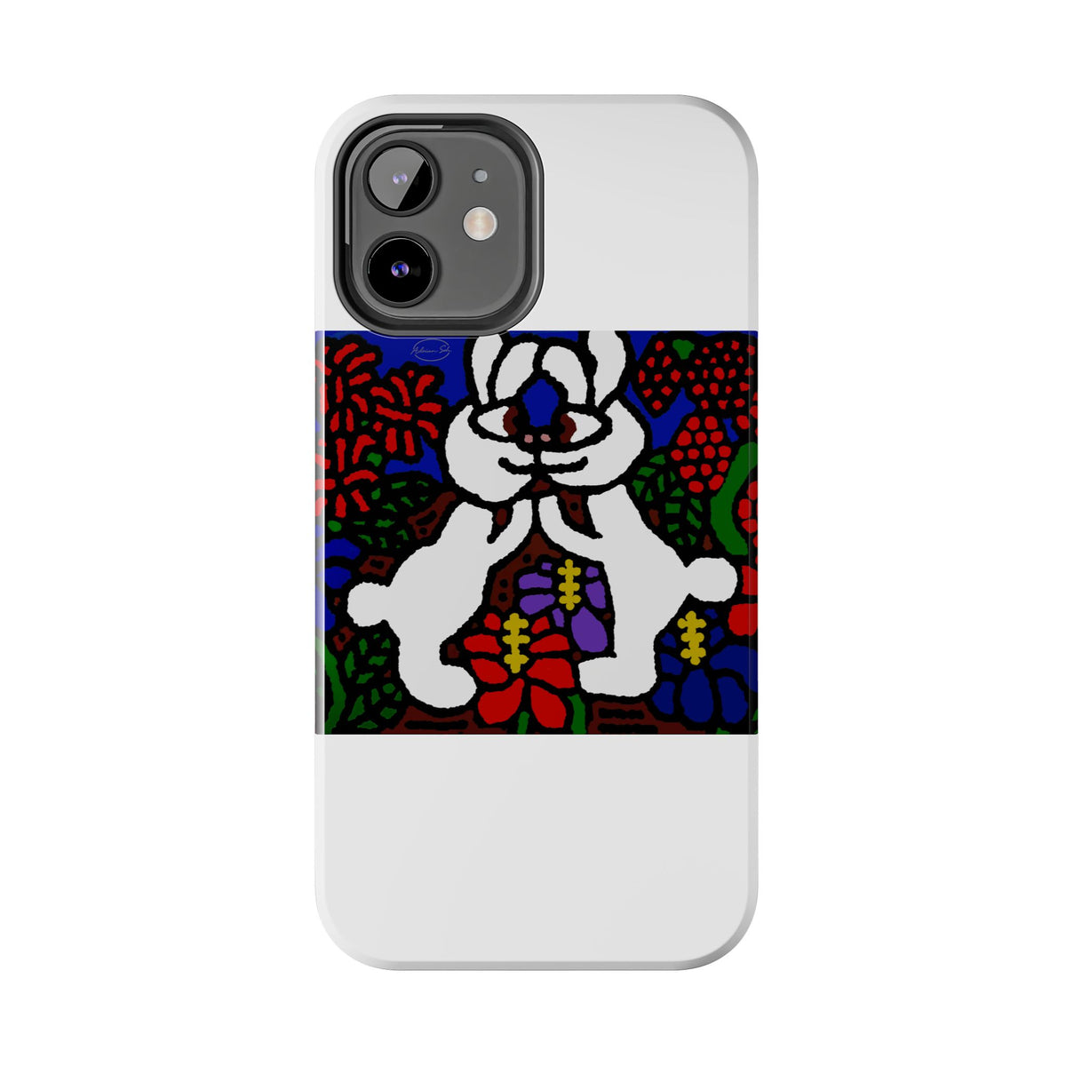 Bunnies in love Tough Phone Case