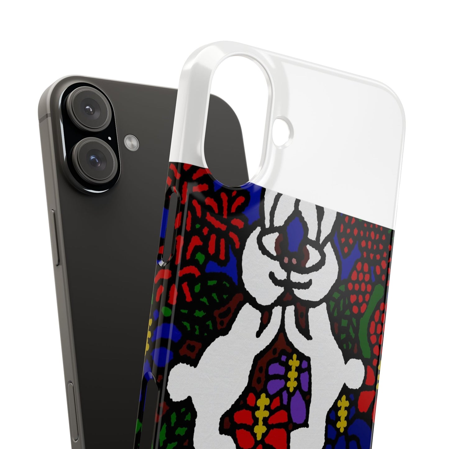 Bunnies in love Slim Phone Case