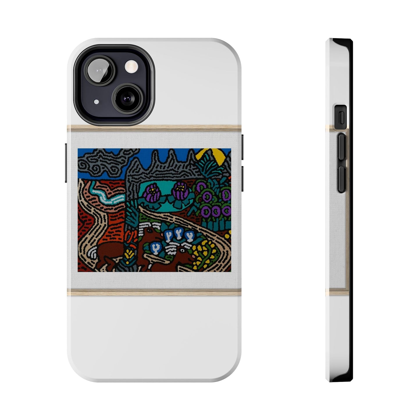 Road to a Sanctuary and Oasis Tough Phone Case