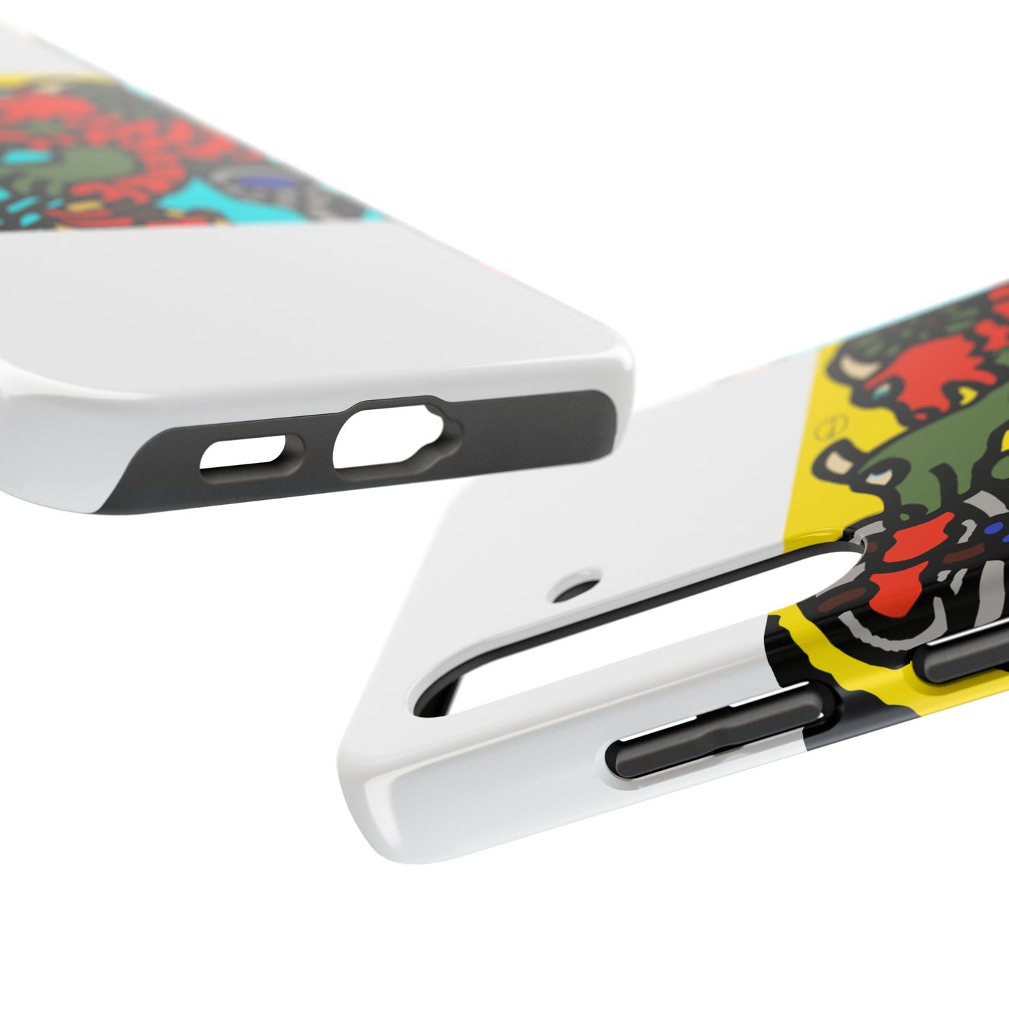 Two dragons enjoying a feast together Tough Phone Case