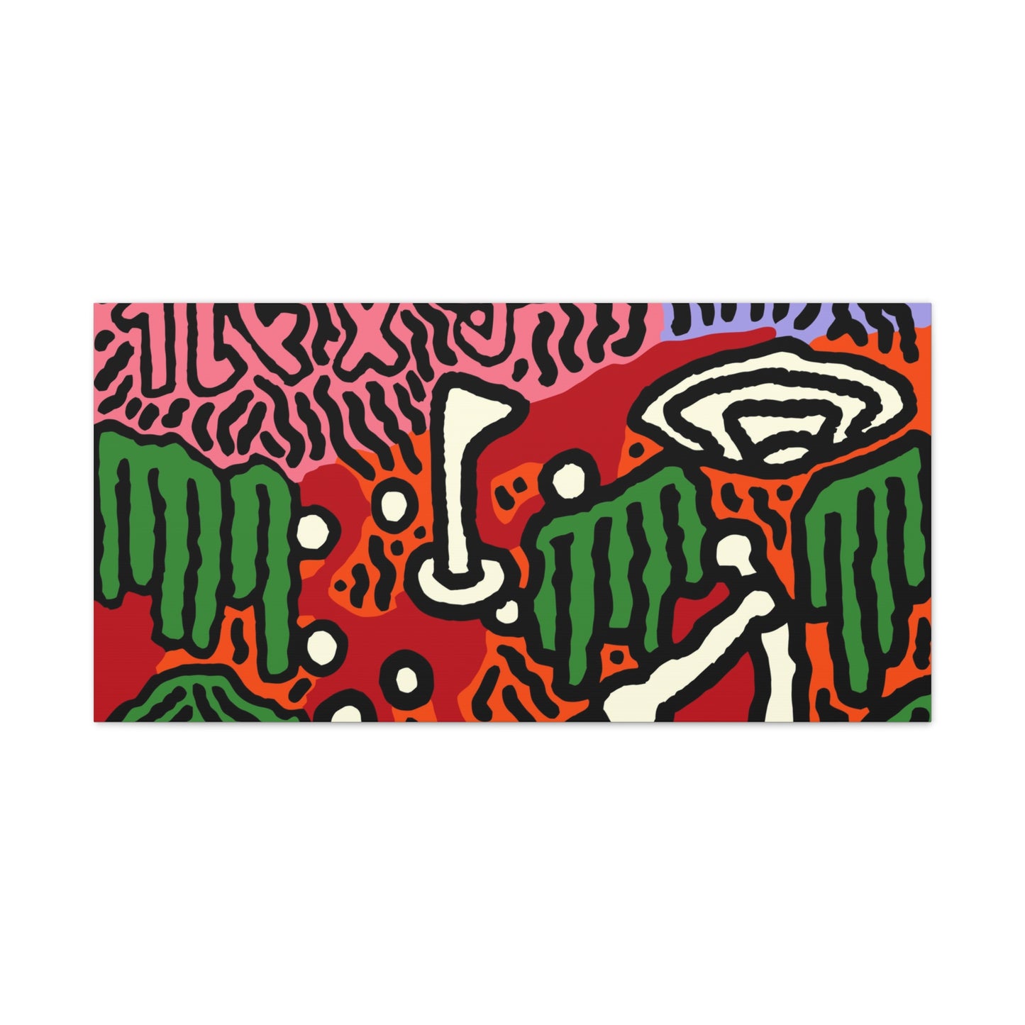 Hitting holes in one throughout life Canvas (Large)