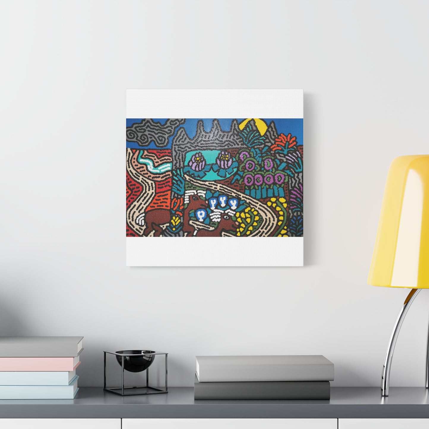 Going to the valley of hope and prosperity Canvas (Small)