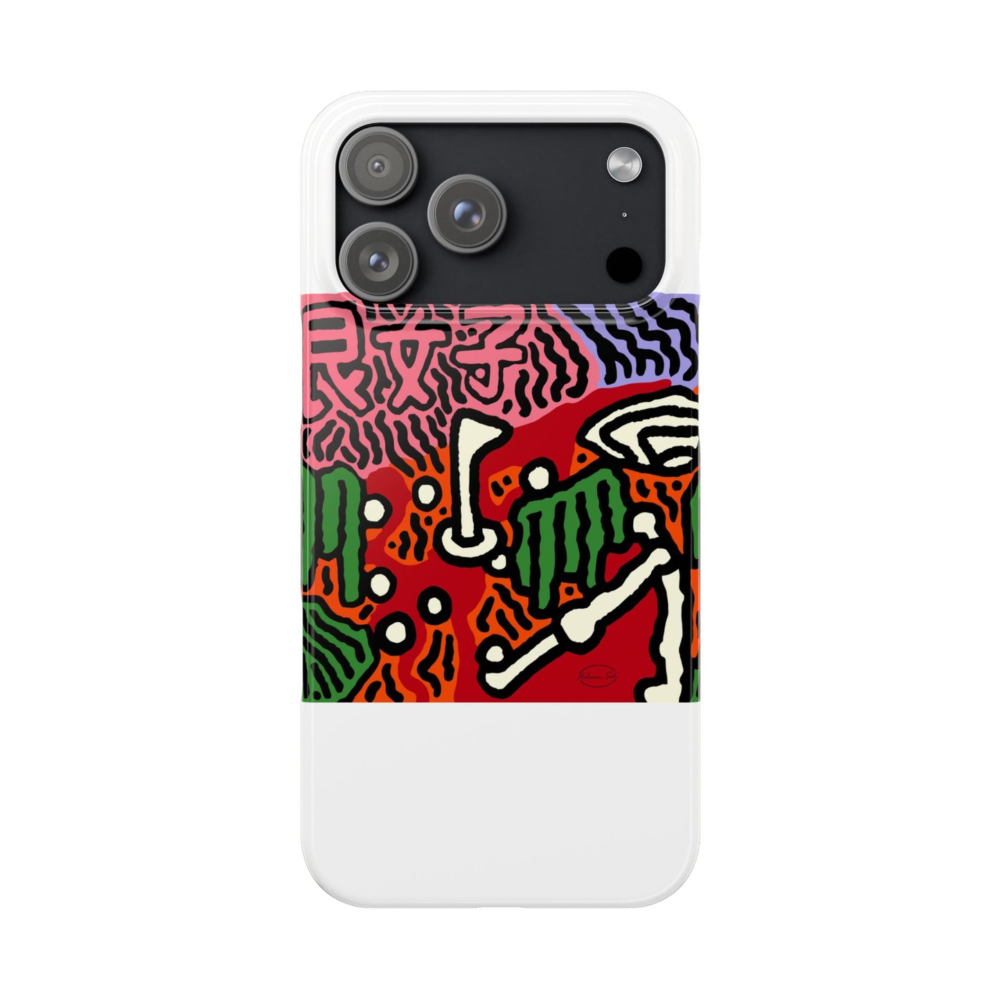 Hitting holes in one throughout life Slim Phone Case