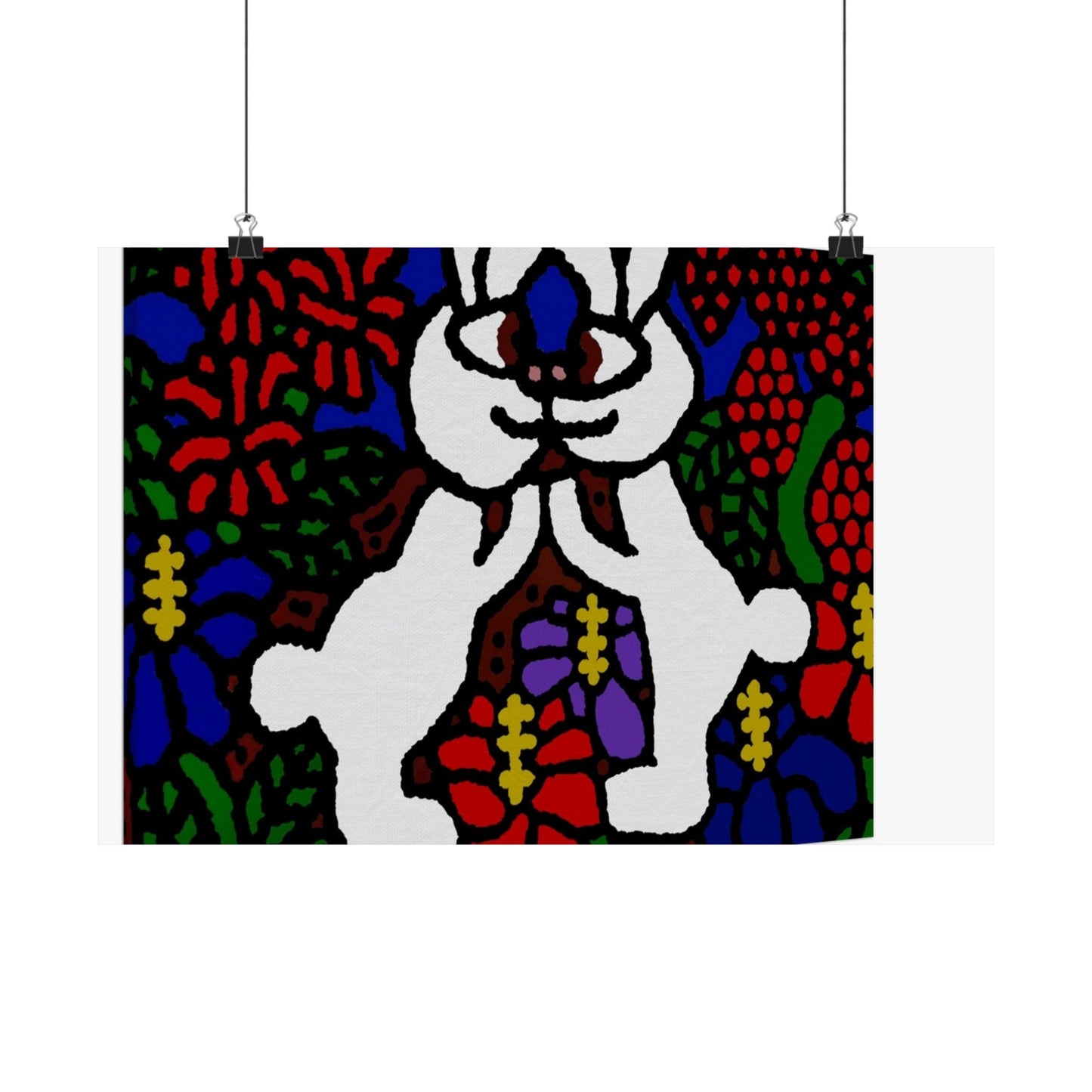 Bunnies in love Matte Poster Horizontal (Small)