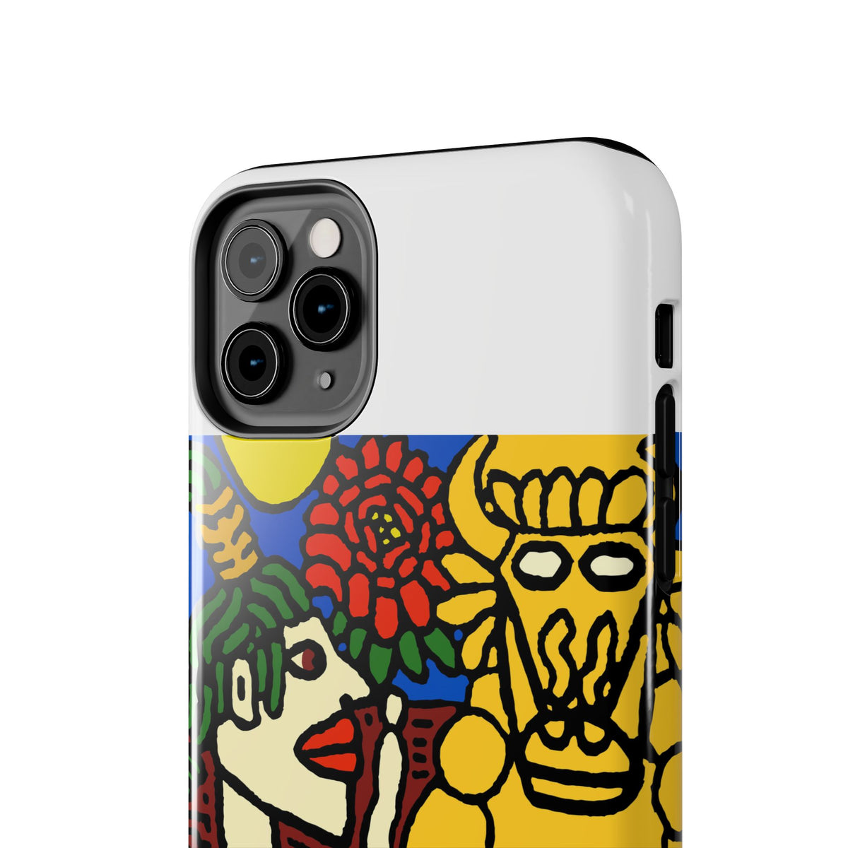The warrior hailing the mighty golden dragon Tough Phone Case