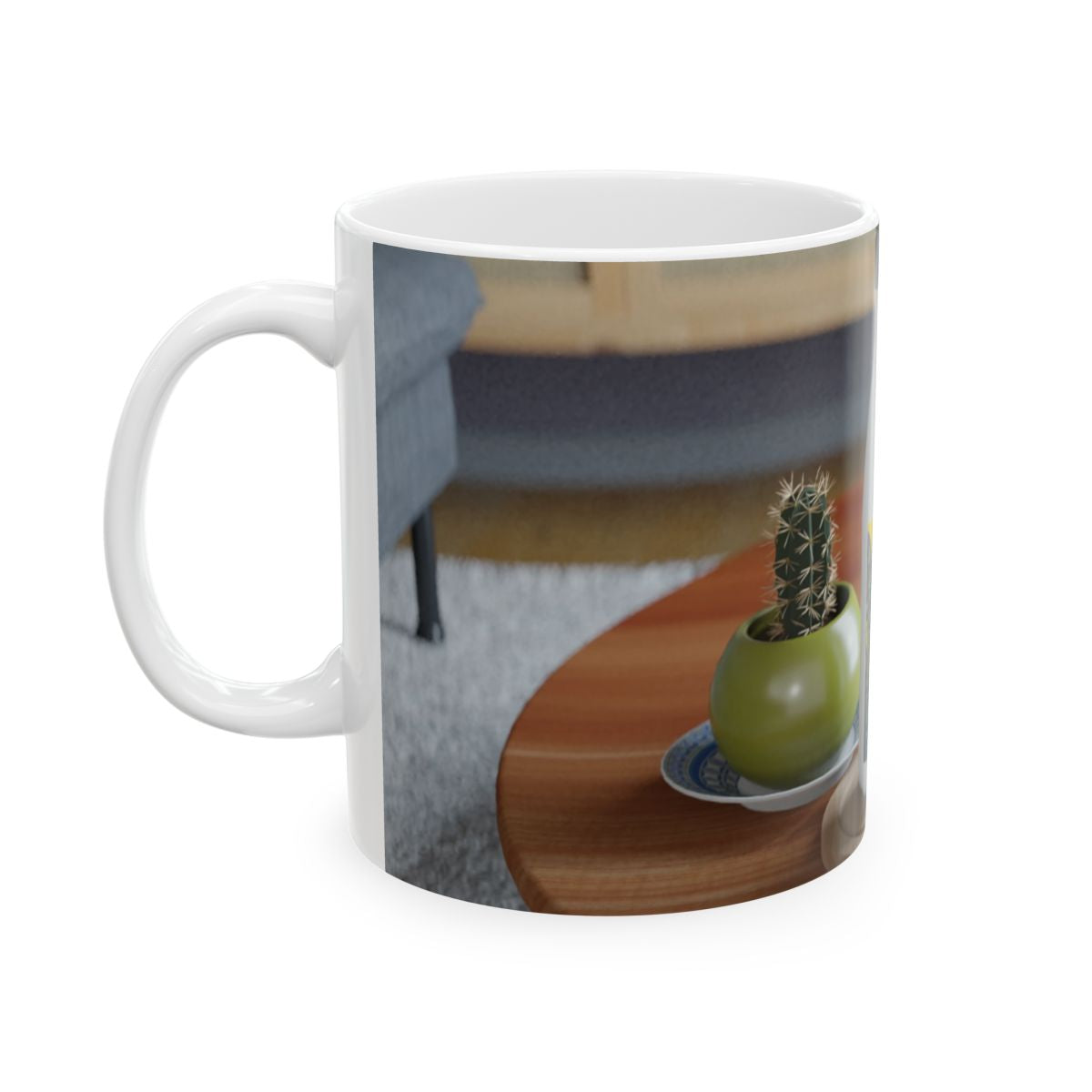 Two dragons enjoying a feast together Ceramic Mug