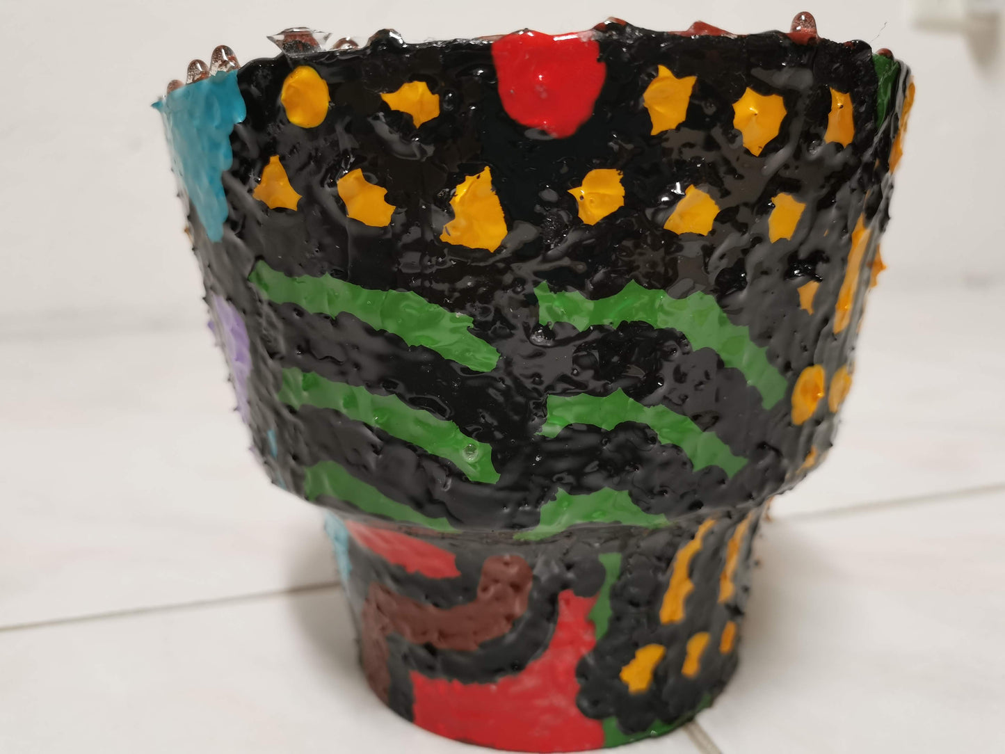 Sri Lanka, New Zealand and Australia upcycled friendship pot